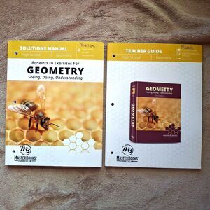 High School Geometry Curriculum Set by Master Books Teacher Guide & Solutions